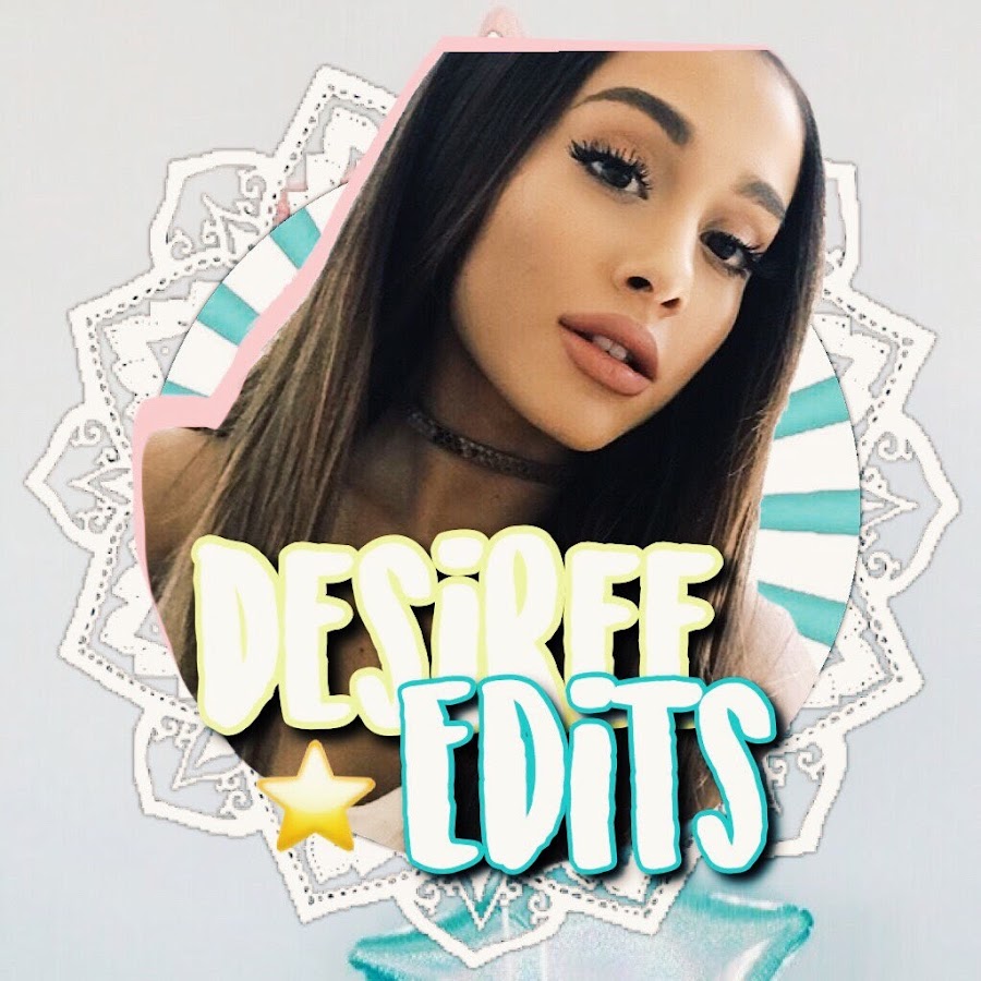 Desiree edits YouTube channel avatar