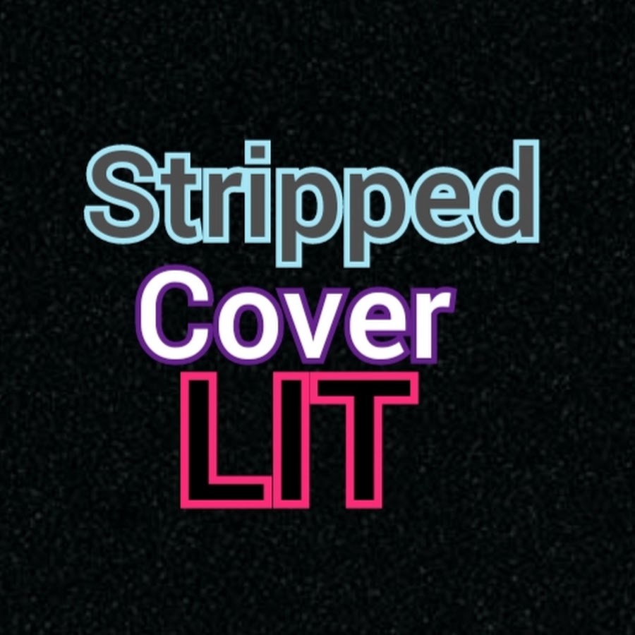 Stripped Cover Lit YouTube channel avatar