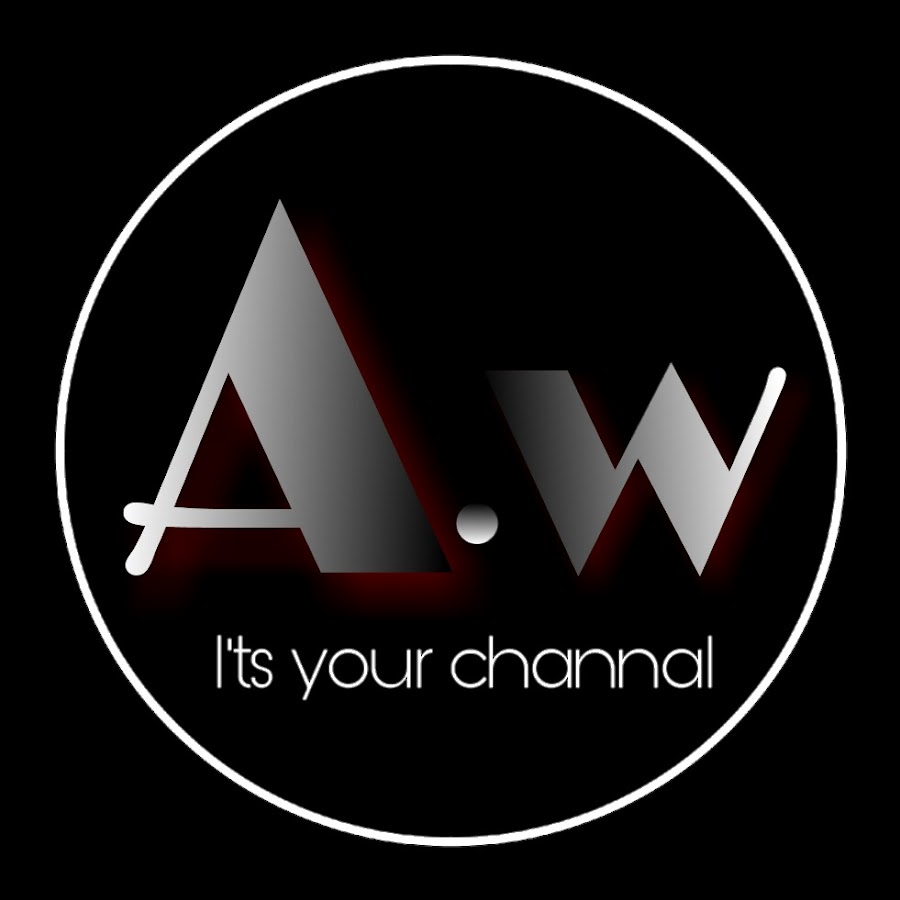 A.W lyrical video and creative YouTube channel avatar