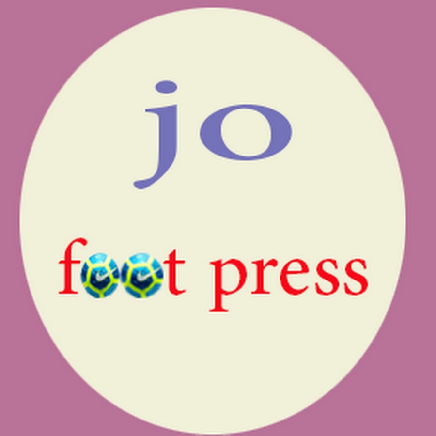 jo foot press ইউটিউব চ্যানেল অ্যাভাটার