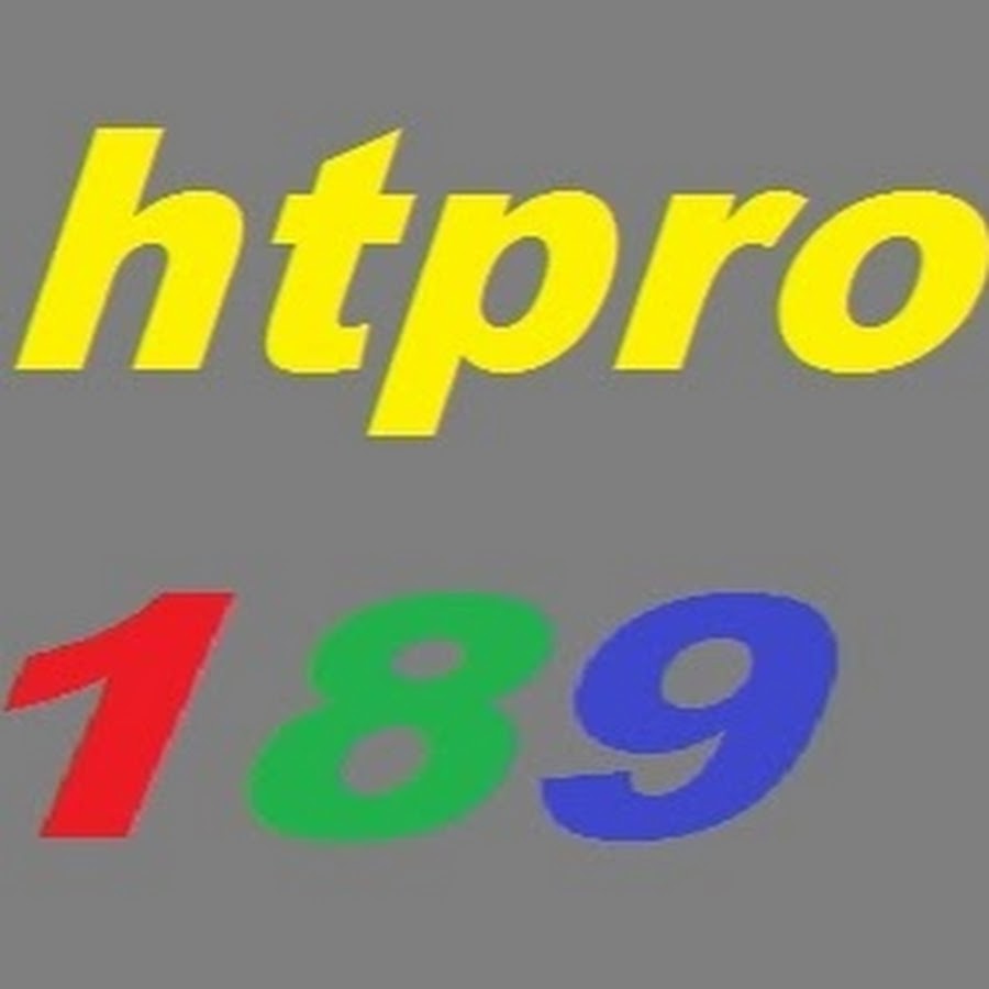 HTpro 189 YouTube 频道头像
