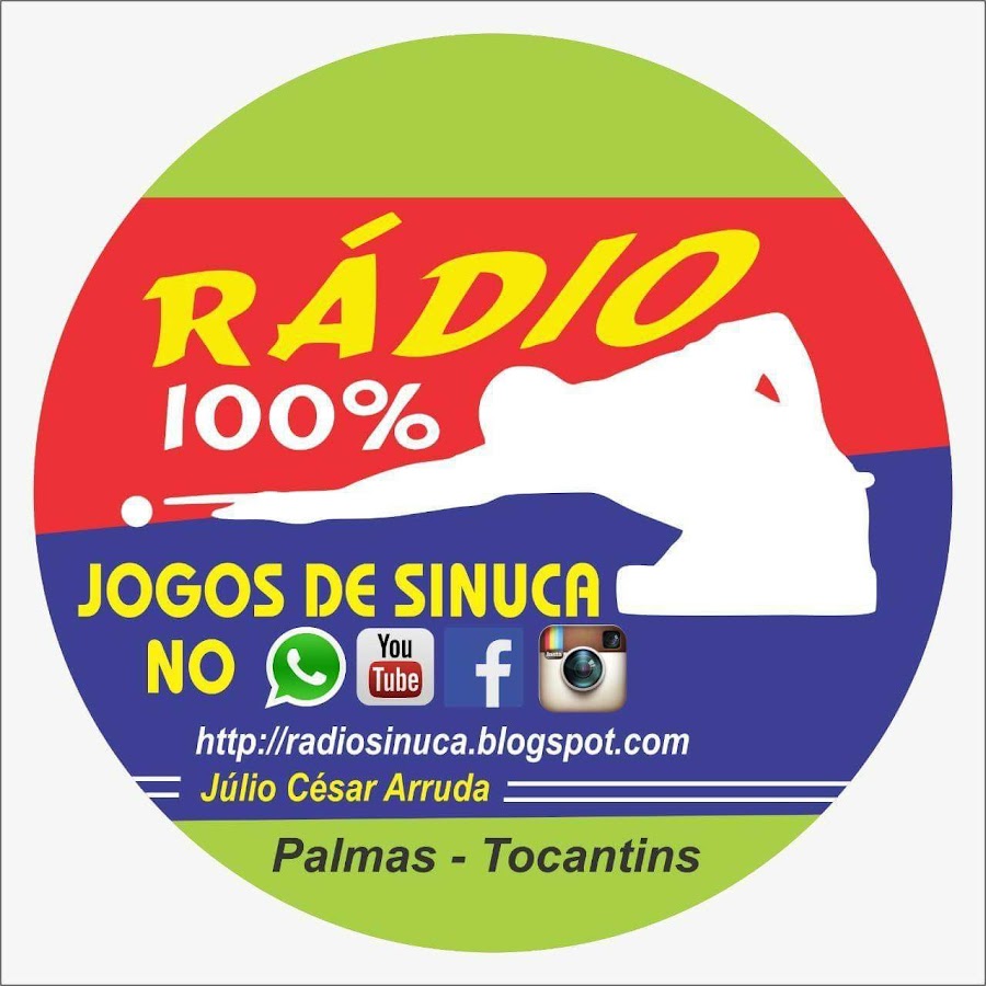 RÃ¡dio 100% Jogos de SINUCA Avatar canale YouTube 