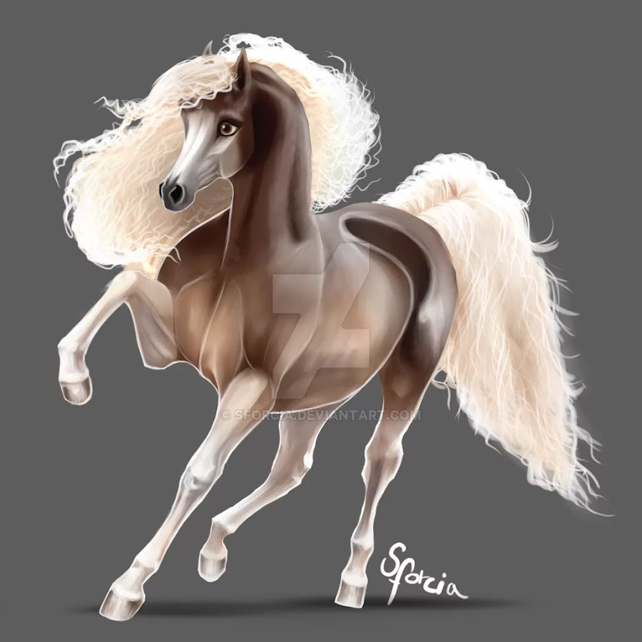 Красивая лошадь арт