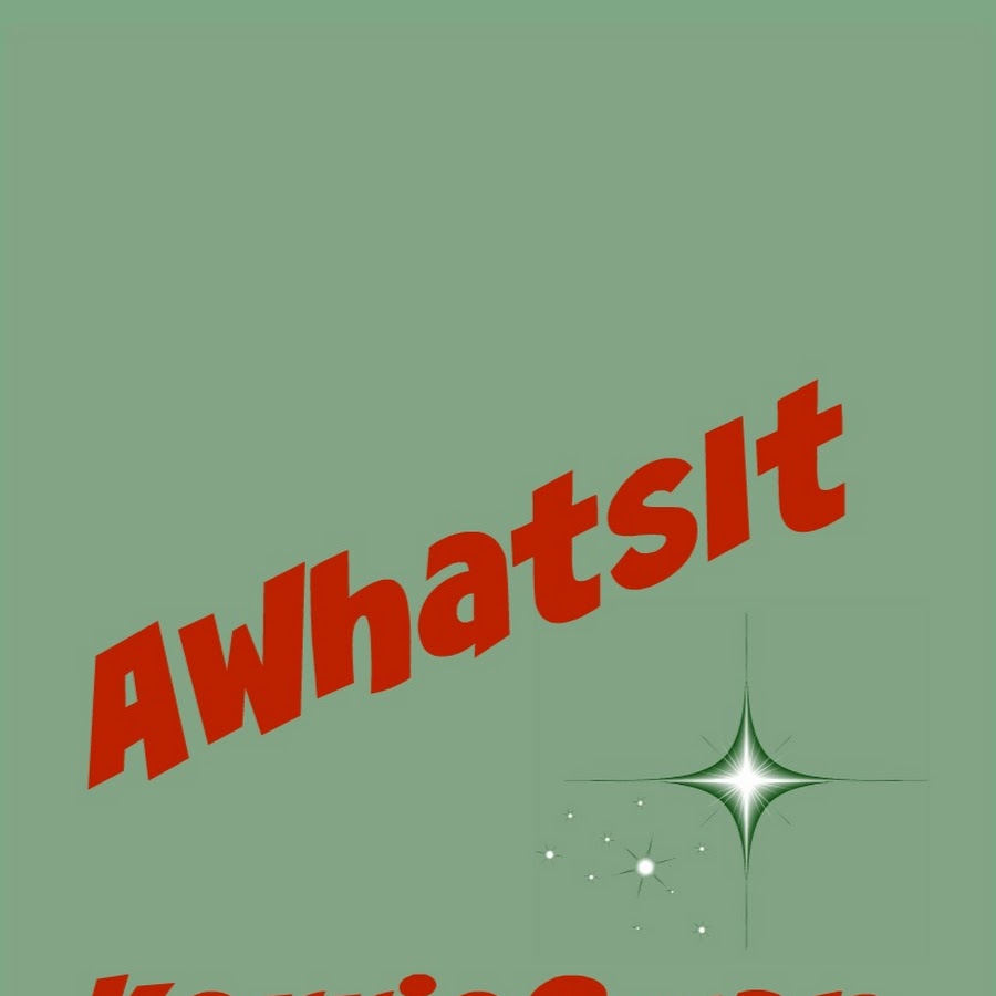 AWhatsIt YouTube channel avatar