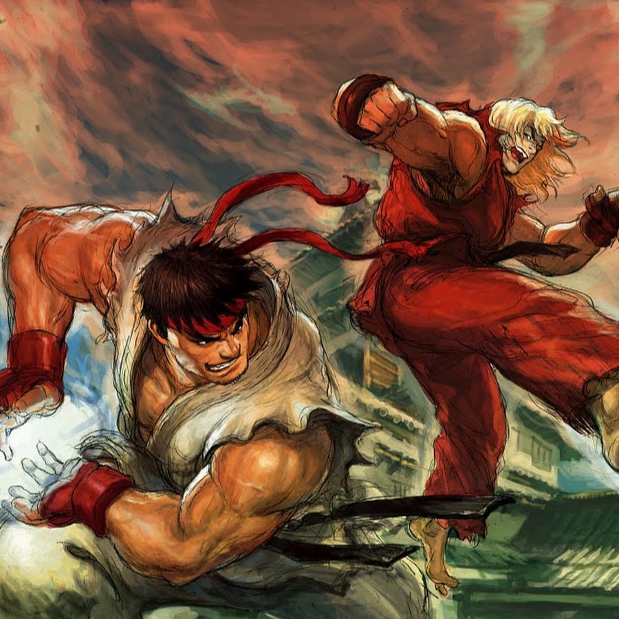 Рю ХАДУКЕН Street Fighter арт