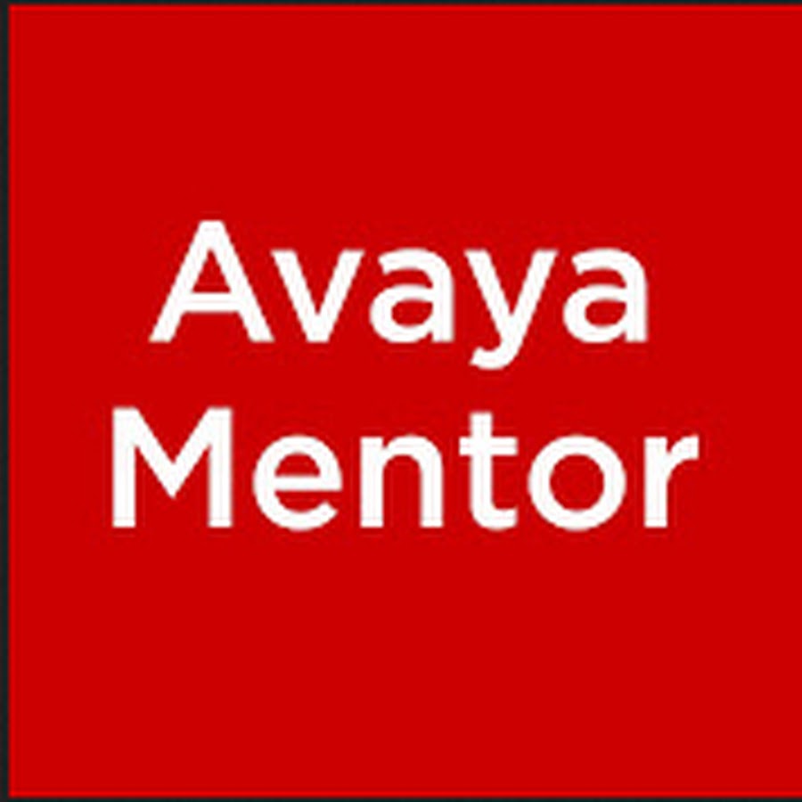 Avaya Mentor Avatar de chaîne YouTube