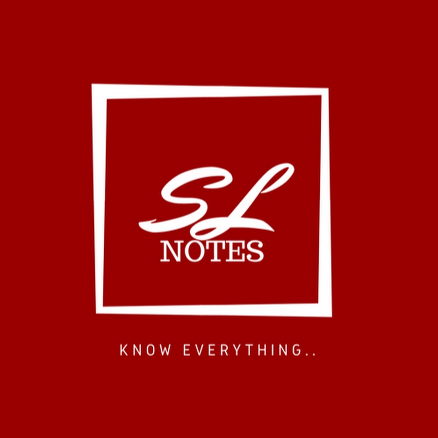 SL Notes رمز قناة اليوتيوب