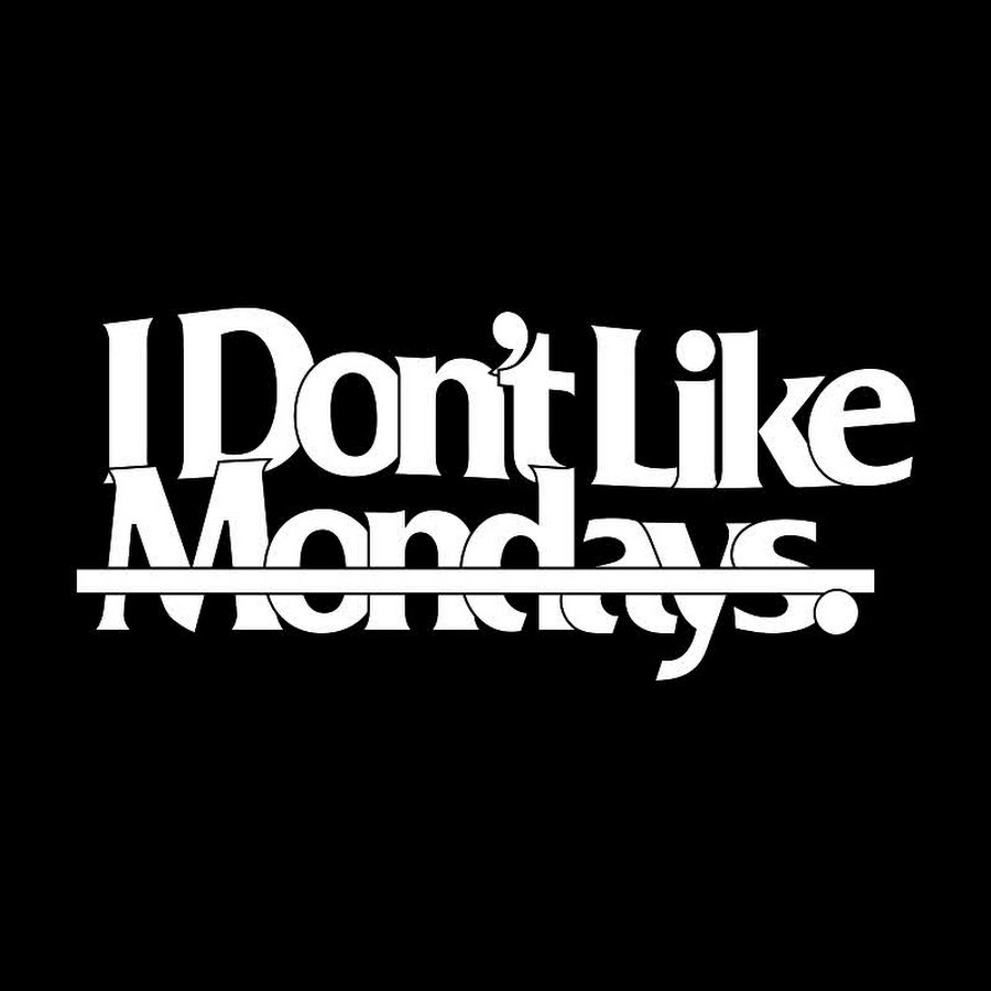 I Don't Like Mondays. YouTube channel avatar