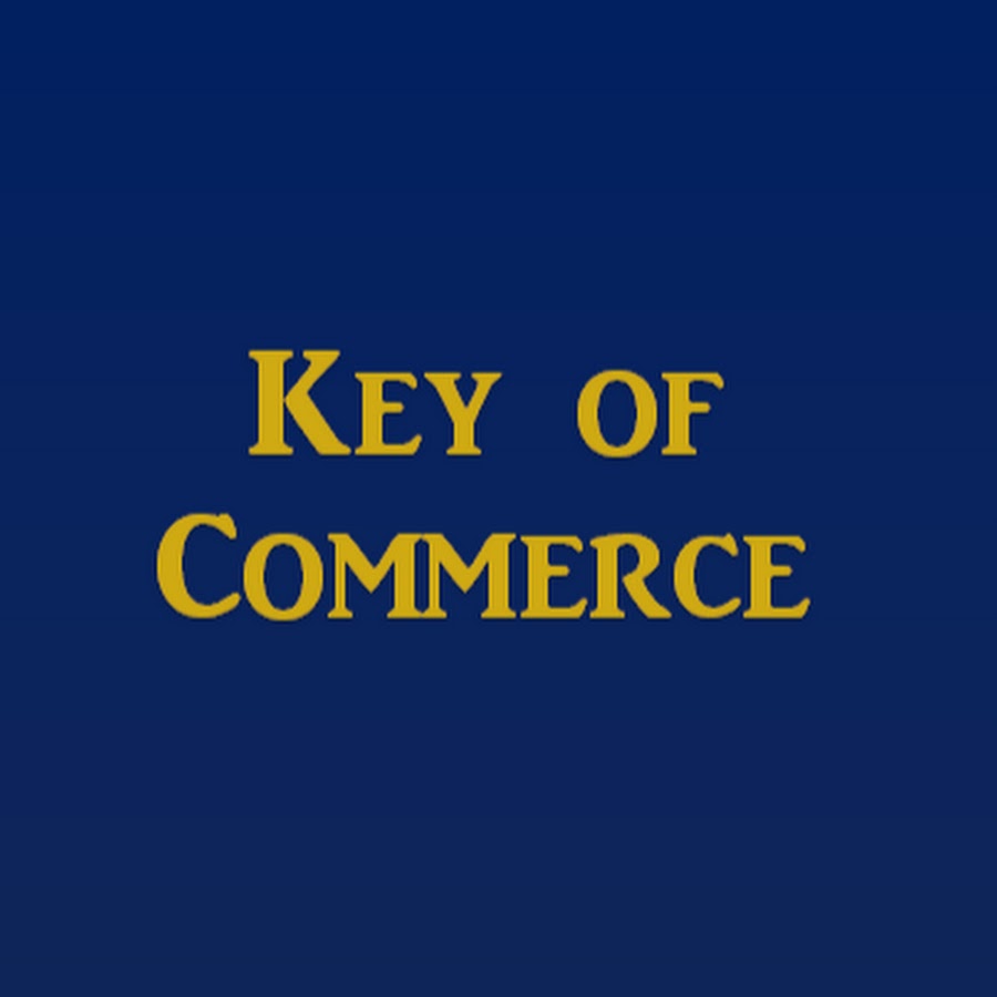 key of commerce YouTube channel avatar