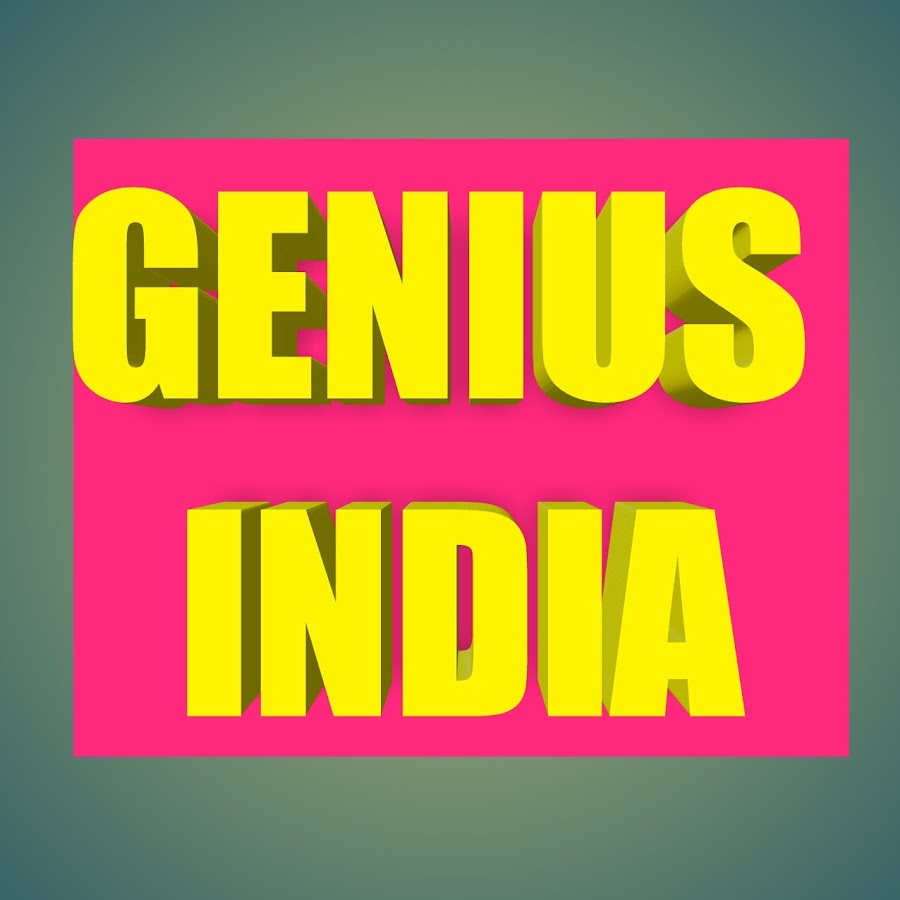 GENIUS INDIA رمز قناة اليوتيوب
