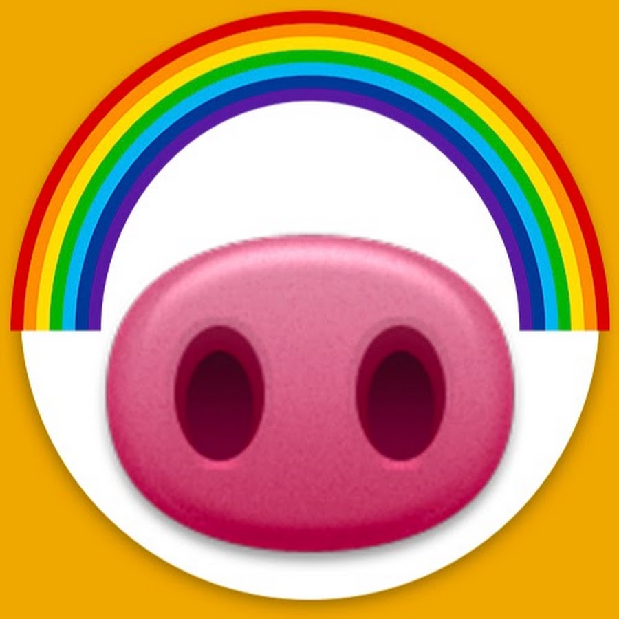 Rainbow Pig رمز قناة اليوتيوب