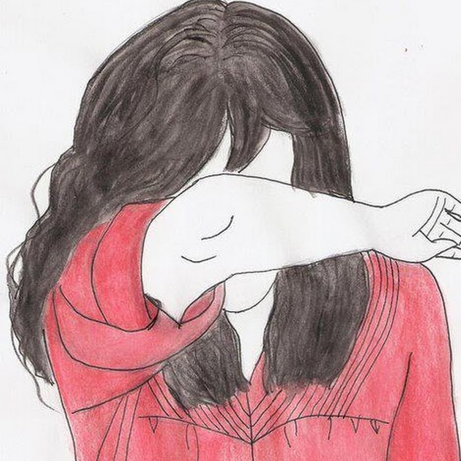 Девочка со слезами рисунок