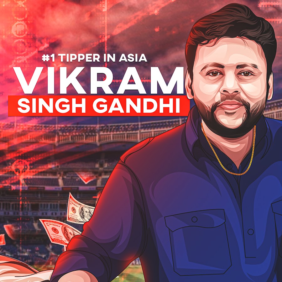Cricket betting tips by Vikram Singh Gandhi رمز قناة اليوتيوب