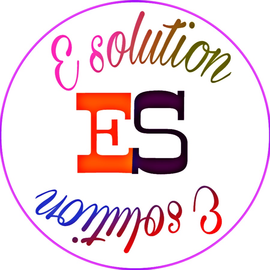 E solution YouTube channel avatar
