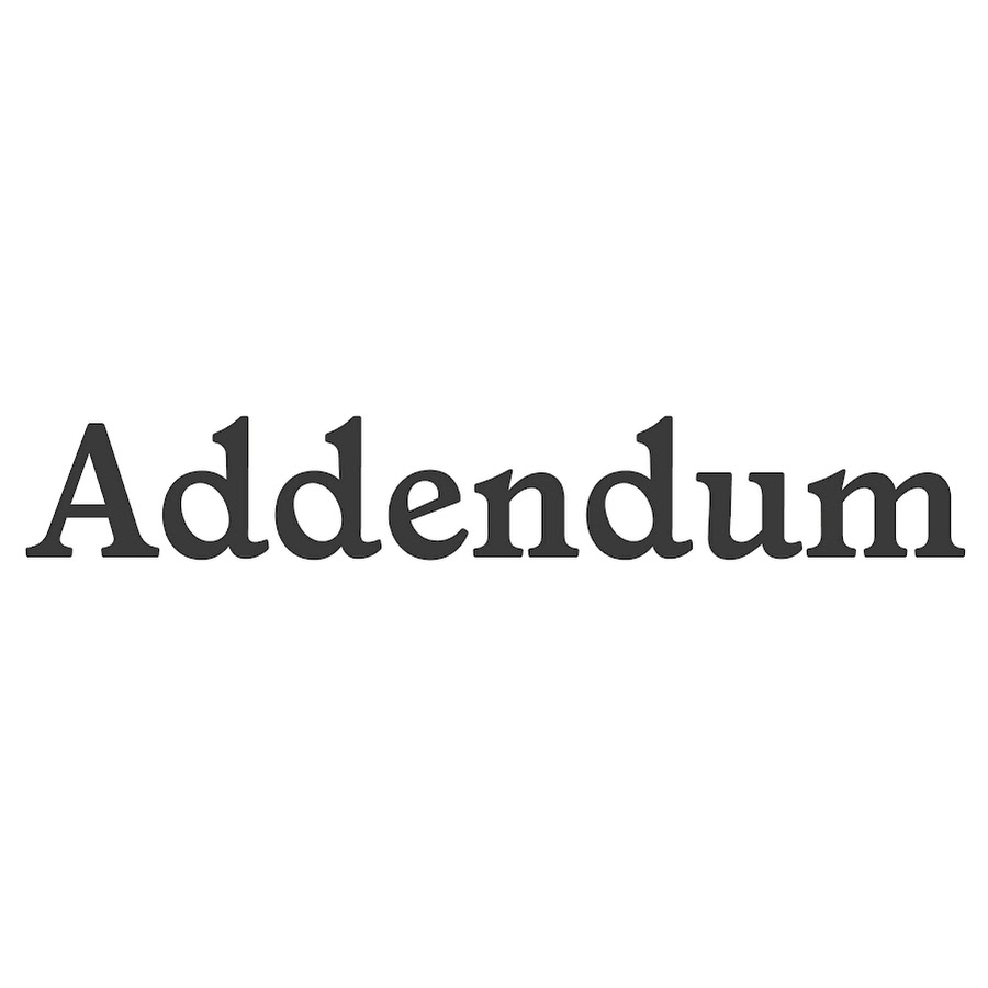 Addendum यूट्यूब चैनल अवतार