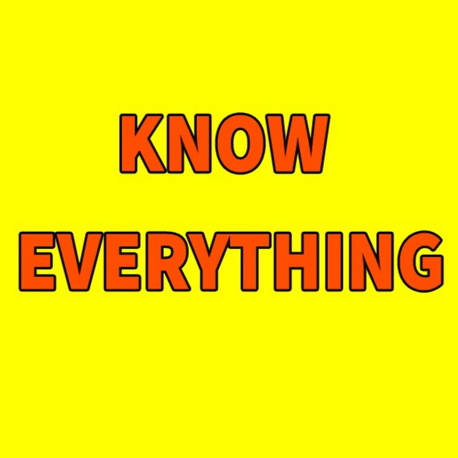KNOW EVERYTHING YouTube channel avatar