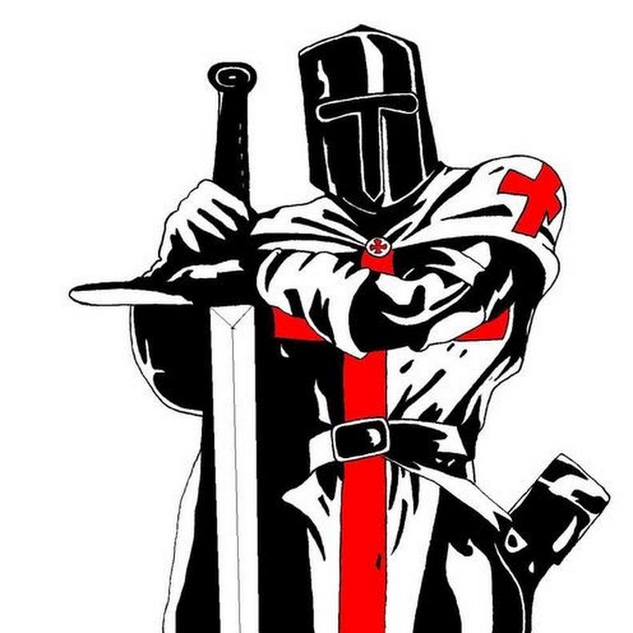 Тату эскиз крестоносец