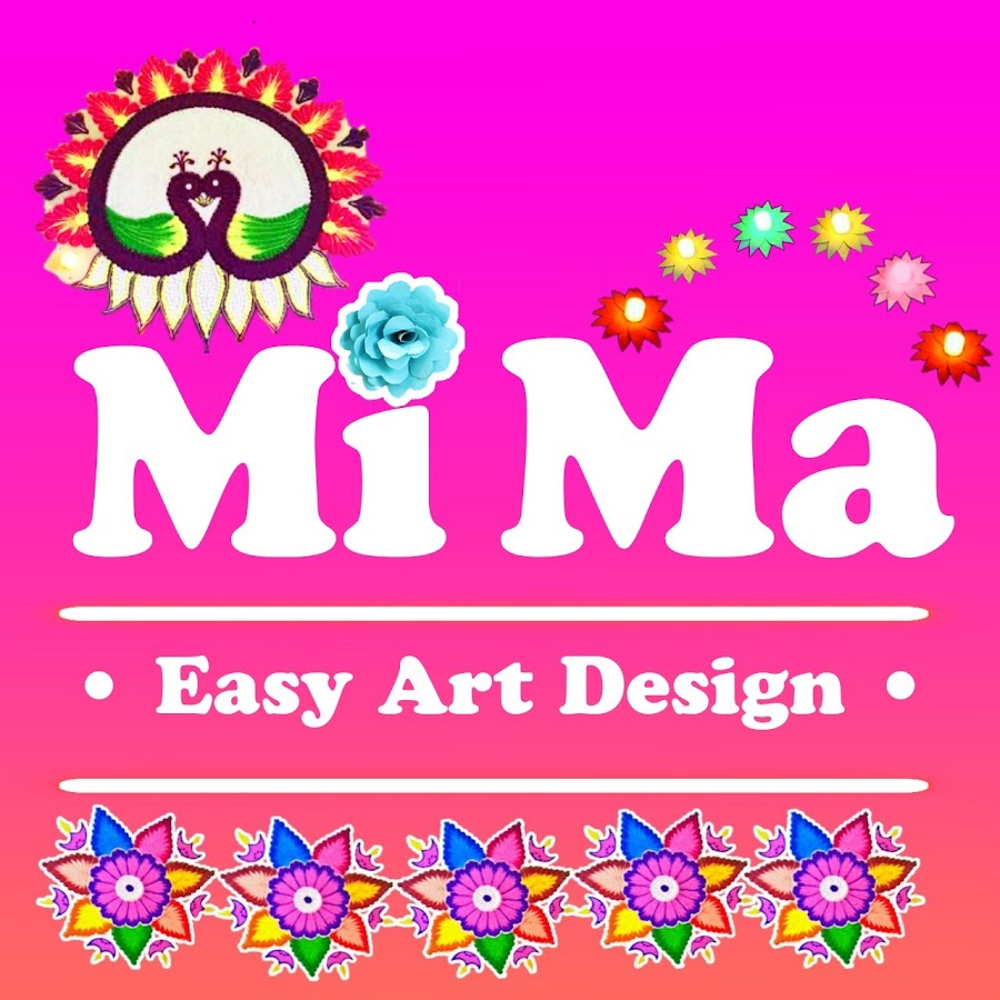 mima easy art design YouTube channel avatar