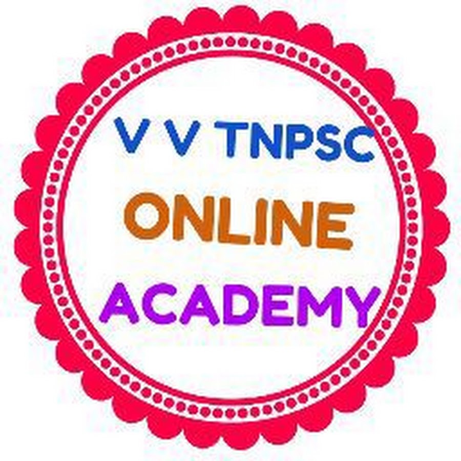 V V TNPSC ONLINE ACADEMY رمز قناة اليوتيوب