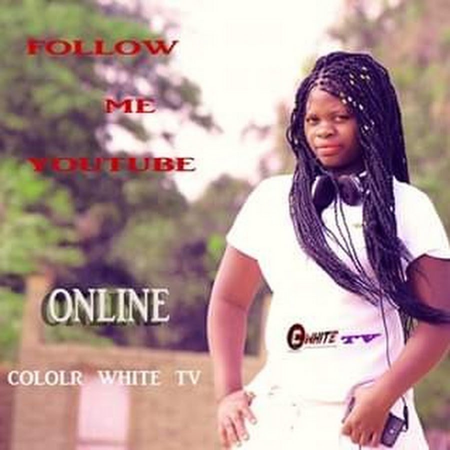 color white TV YouTube channel avatar