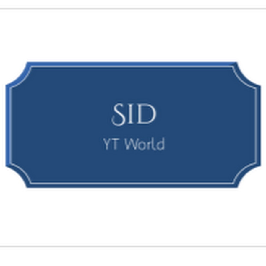 Sid YT World YouTube-Kanal-Avatar