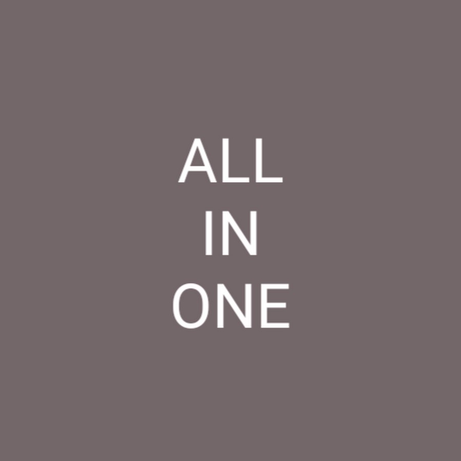 All in one YouTube kanalı avatarı
