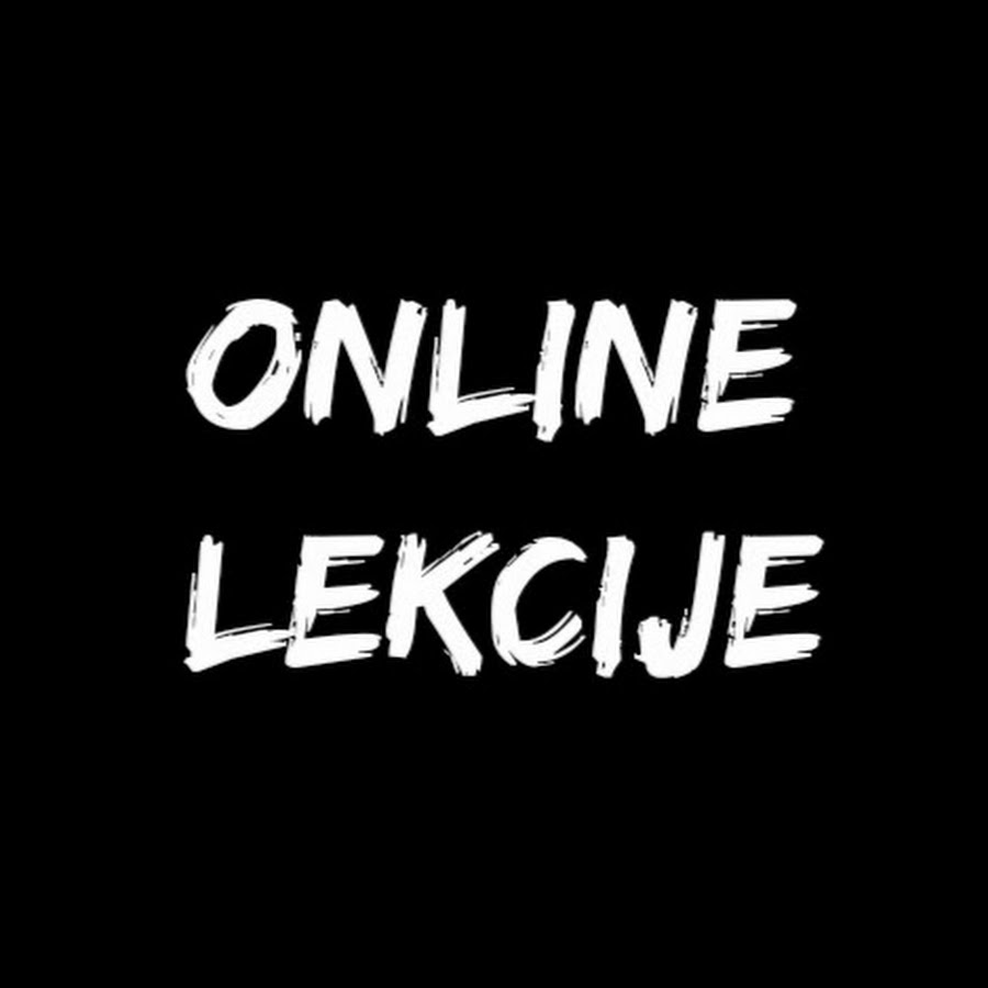 Online Lekcije رمز قناة اليوتيوب