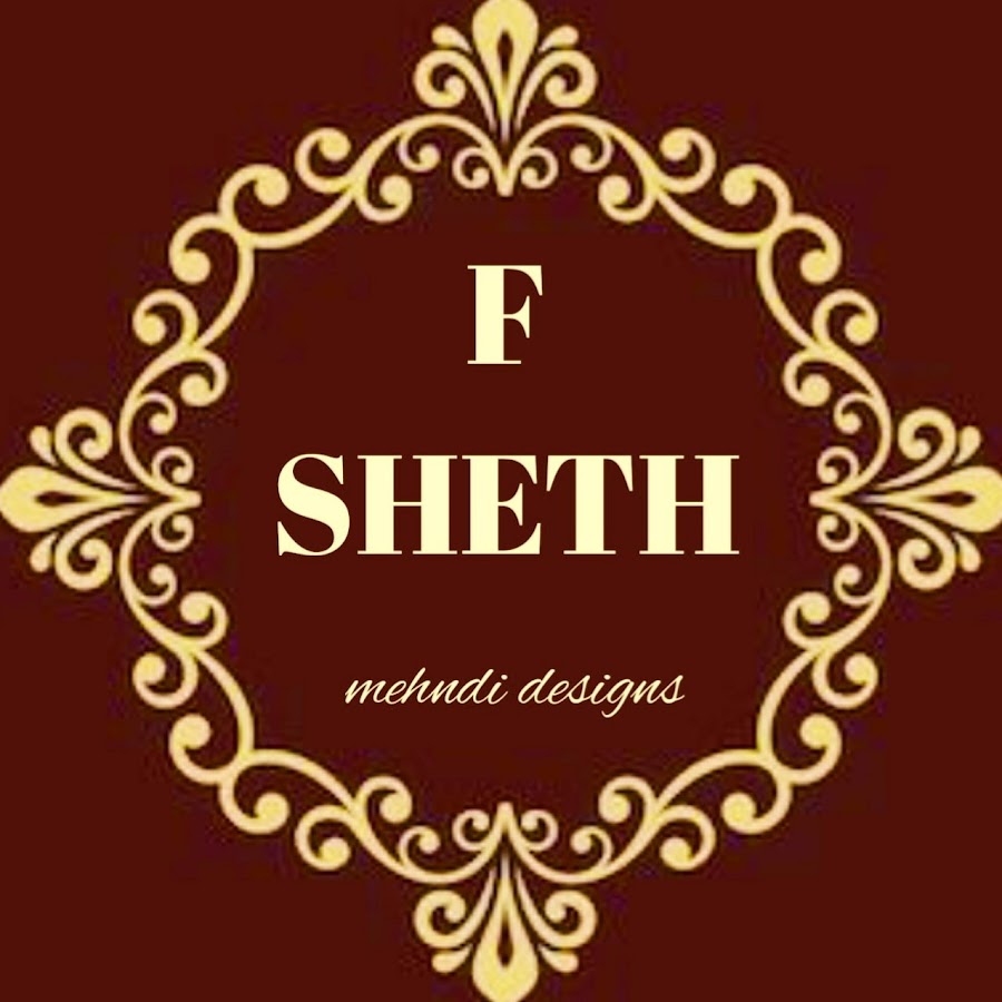 F Sheth Mehndi Designs यूट्यूब चैनल अवतार