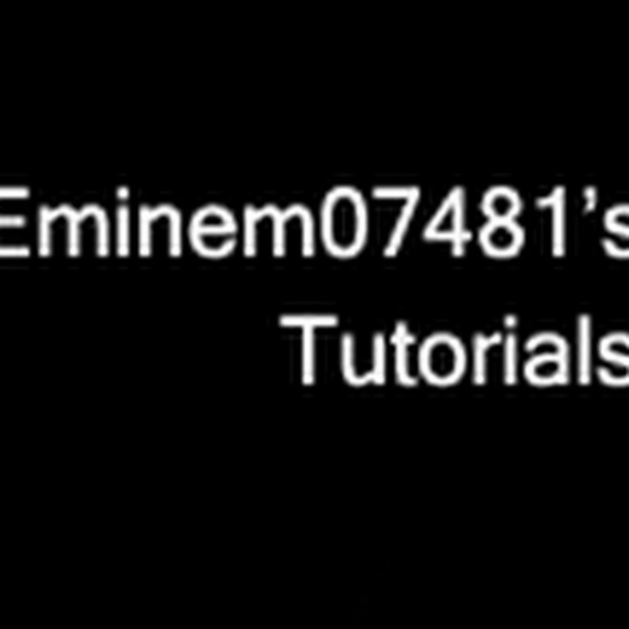 Eminem07481Tutorials YouTube channel avatar