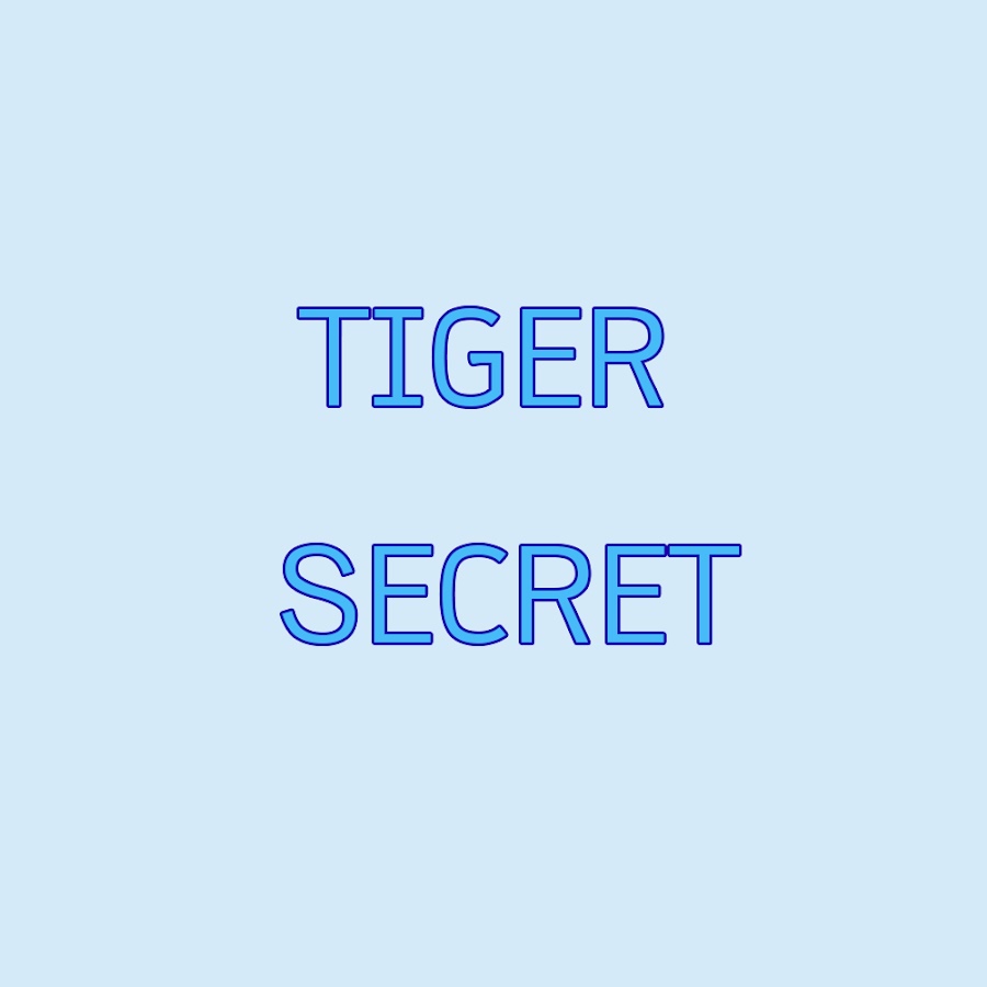 TIGER SECRET Awatar kanału YouTube