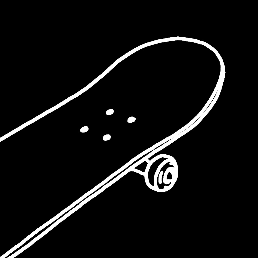 Скейтборд черный без рисунка