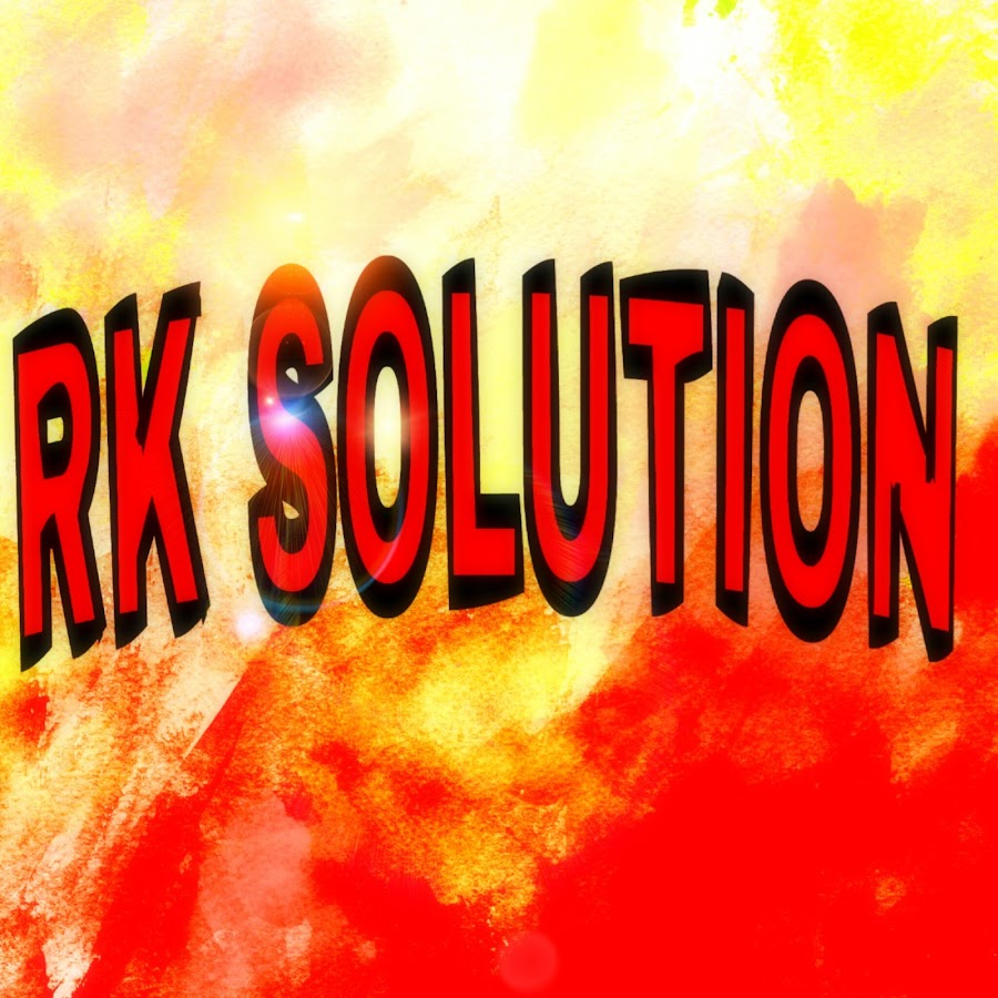 RK solutions YouTube channel avatar