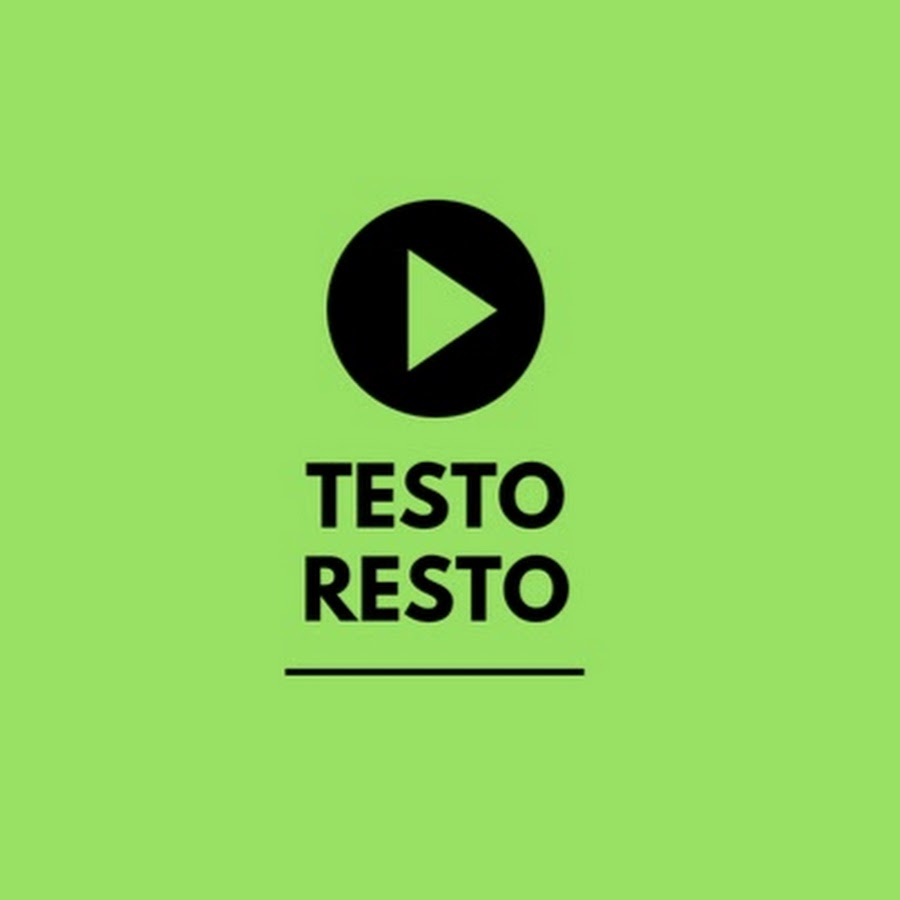 Testo Resto Аватар канала YouTube