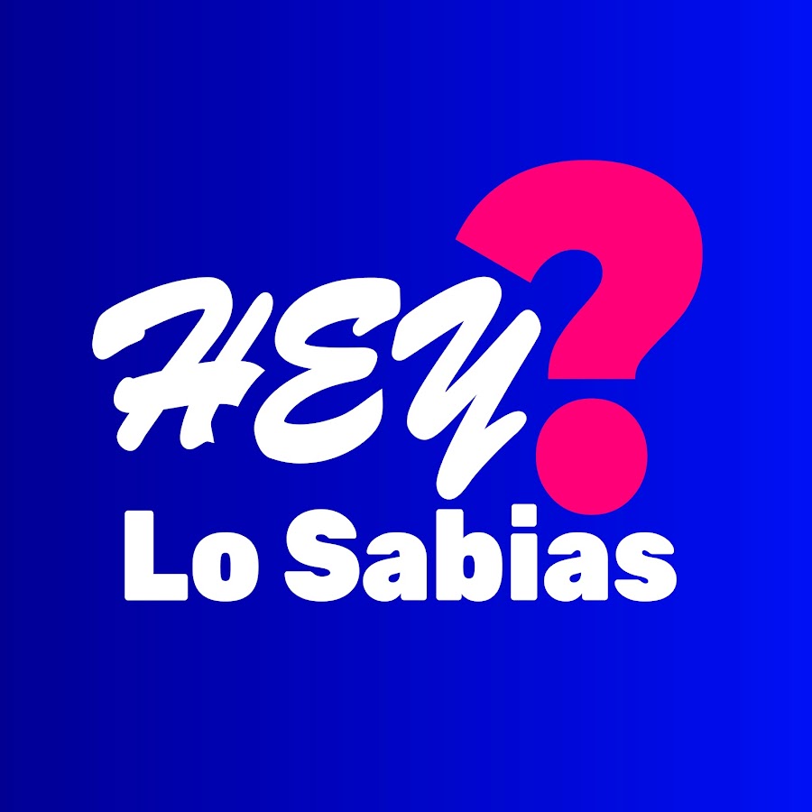 HEY LO SABIAS? رمز قناة اليوتيوب