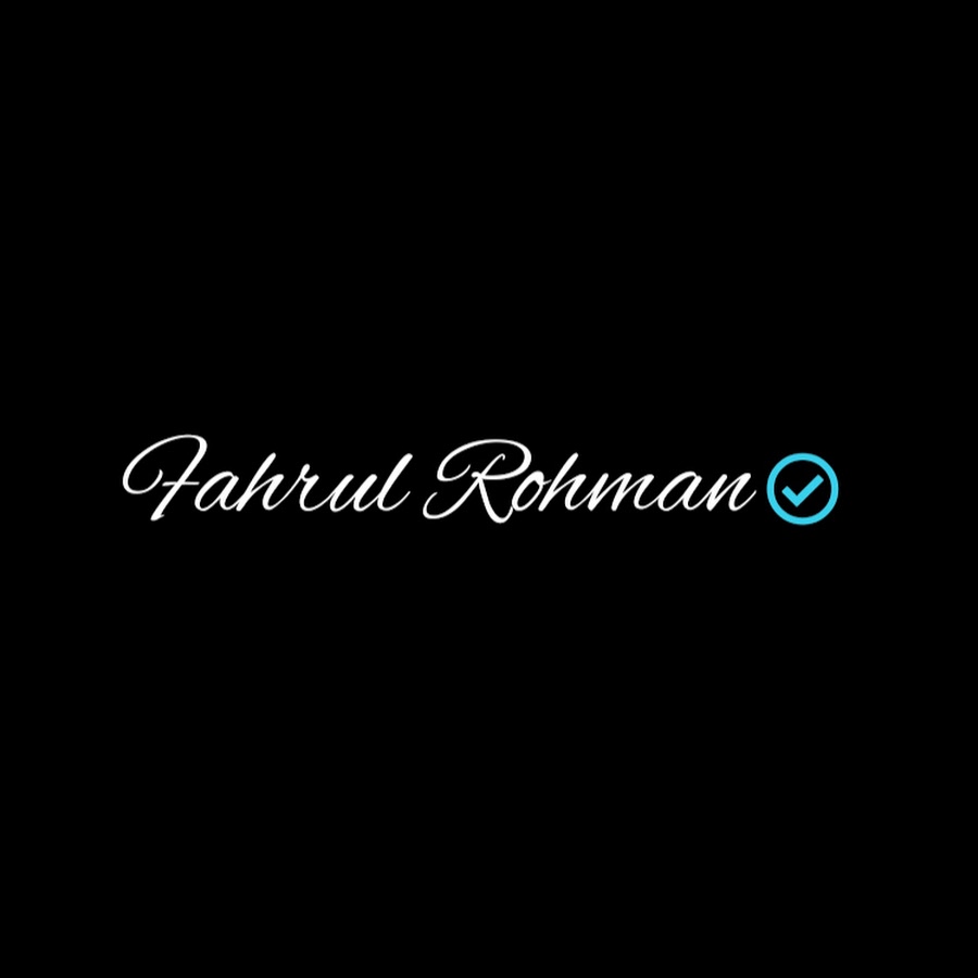 Fahrul Rohman Avatar canale YouTube 