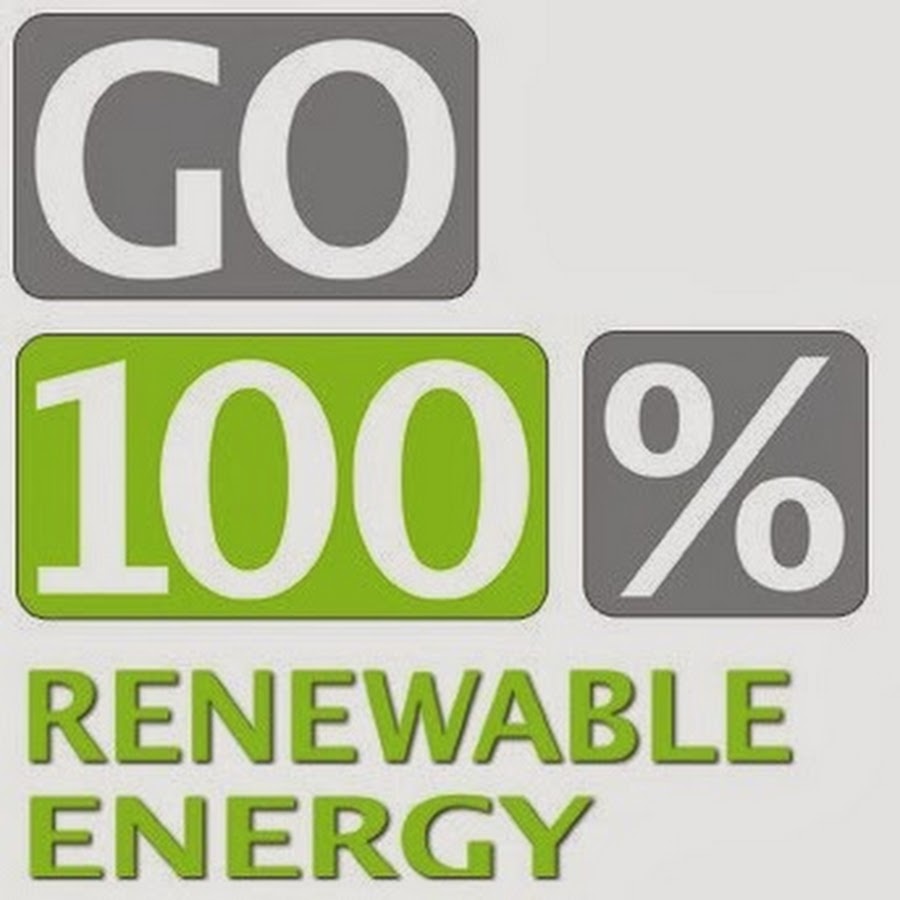 go 100 percent renewable energy