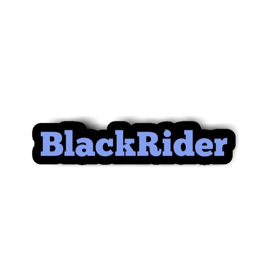 BlackRider رمز قناة اليوتيوب