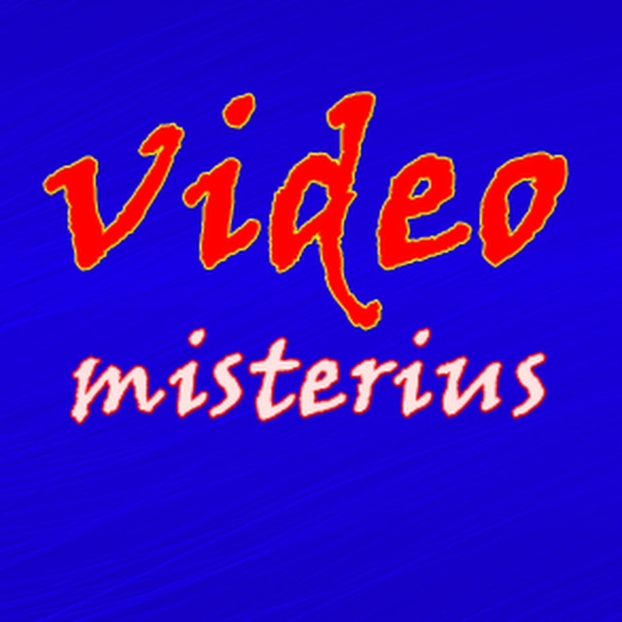 VIDEO MISTERIUS YouTube channel avatar