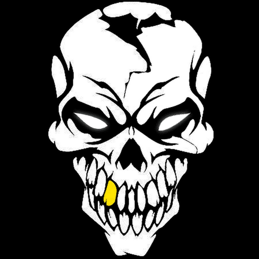 Череп злой рисунок