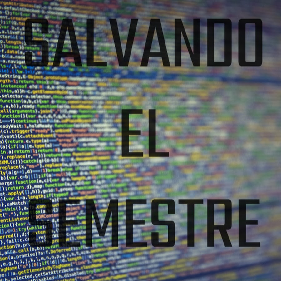 Salvando el semestre YouTube kanalı avatarı