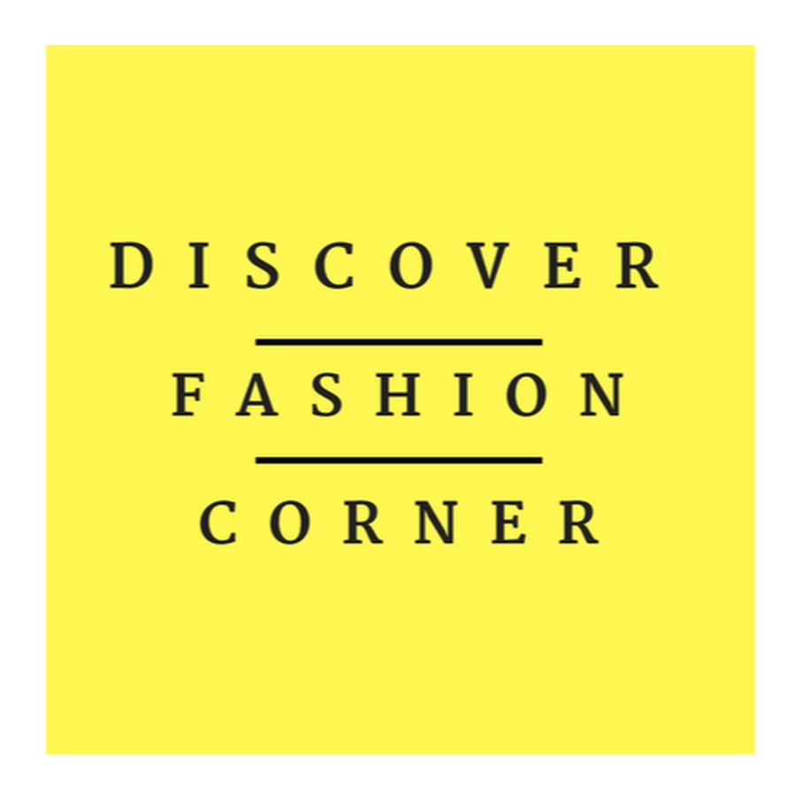 Discover Fashion corner Avatar de chaîne YouTube