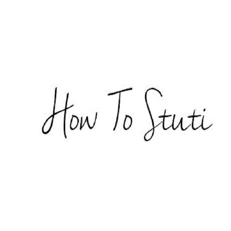 howto: Stuti YouTube channel avatar