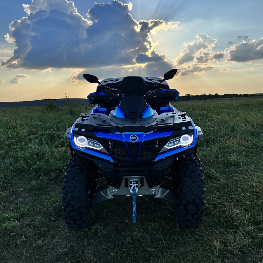 Crazy ATV rider