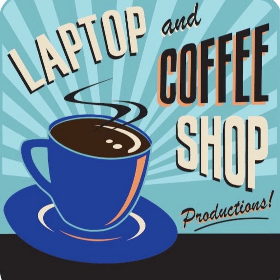 Laptop and Coffee Shop
