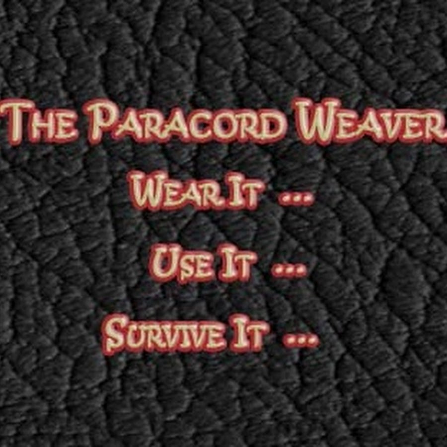 Paracord Weaver यूट्यूब चैनल अवतार