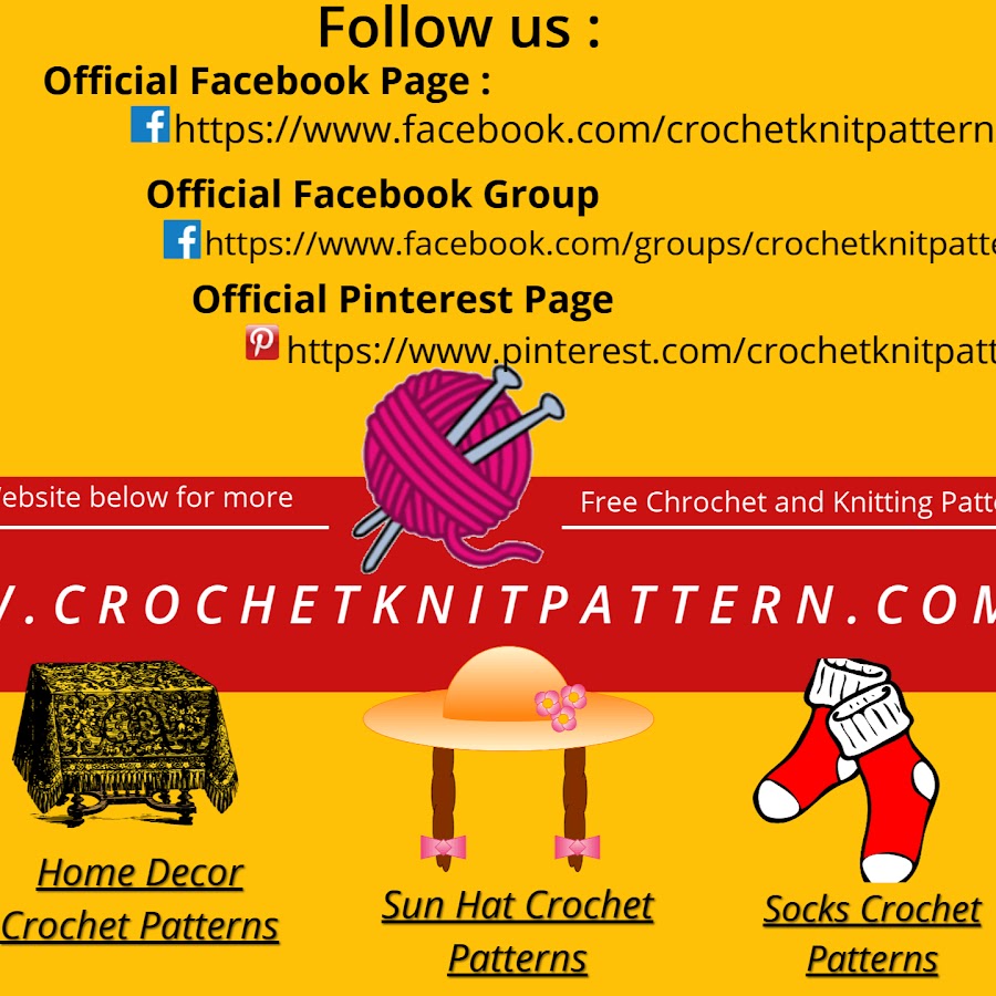 Beautiful Crochet and Knitting Patterns Avatar de chaîne YouTube