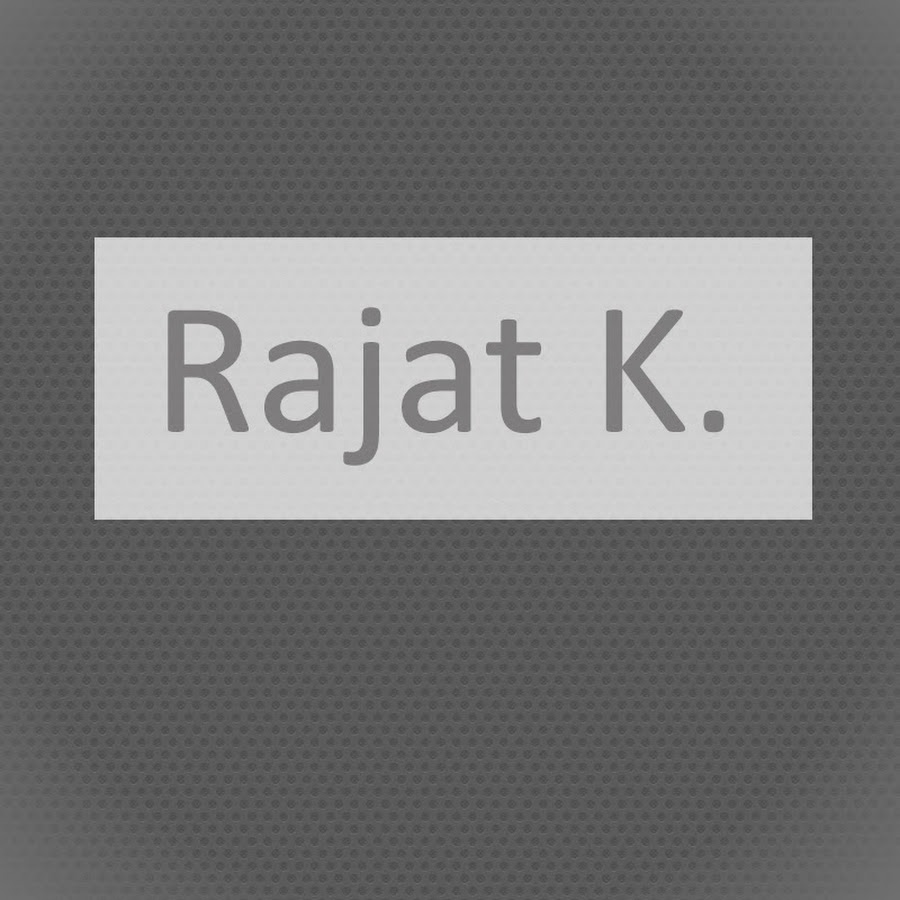 Rajat kailley YouTube 频道头像