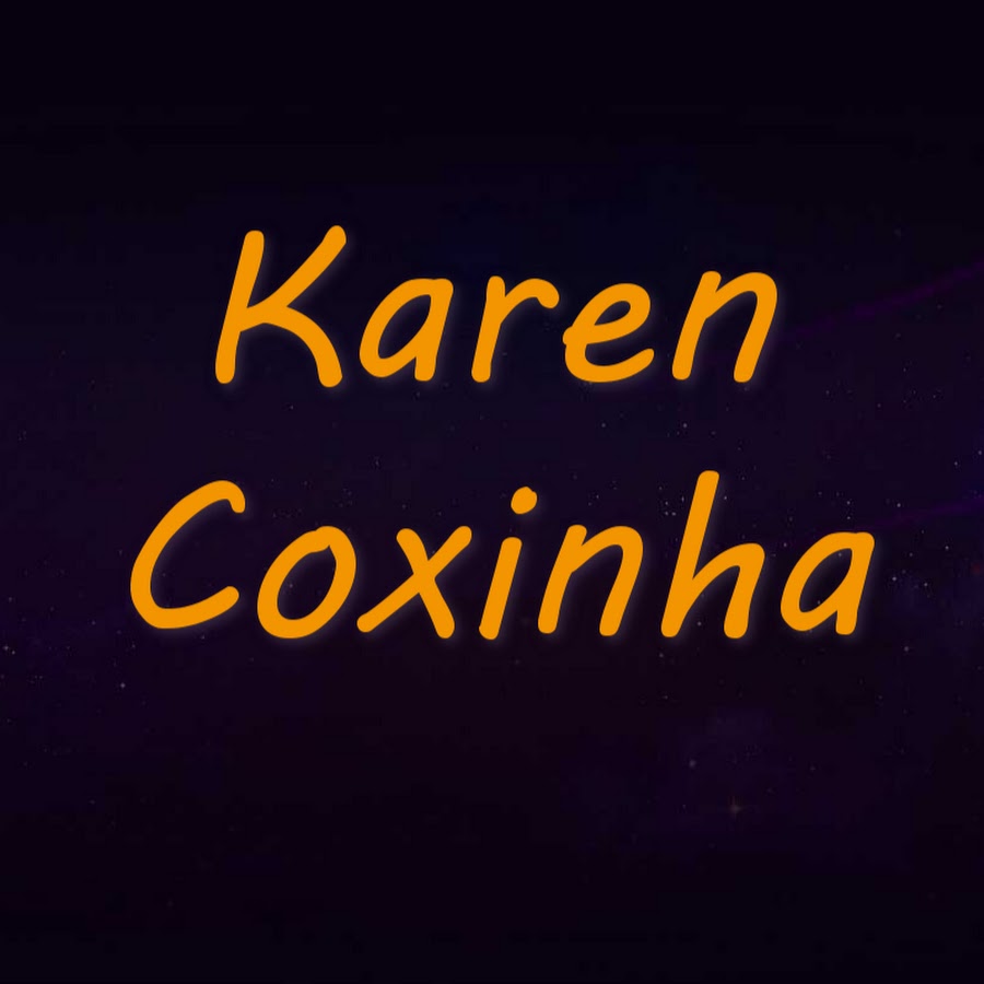 KarenCoxinha YouTube channel avatar