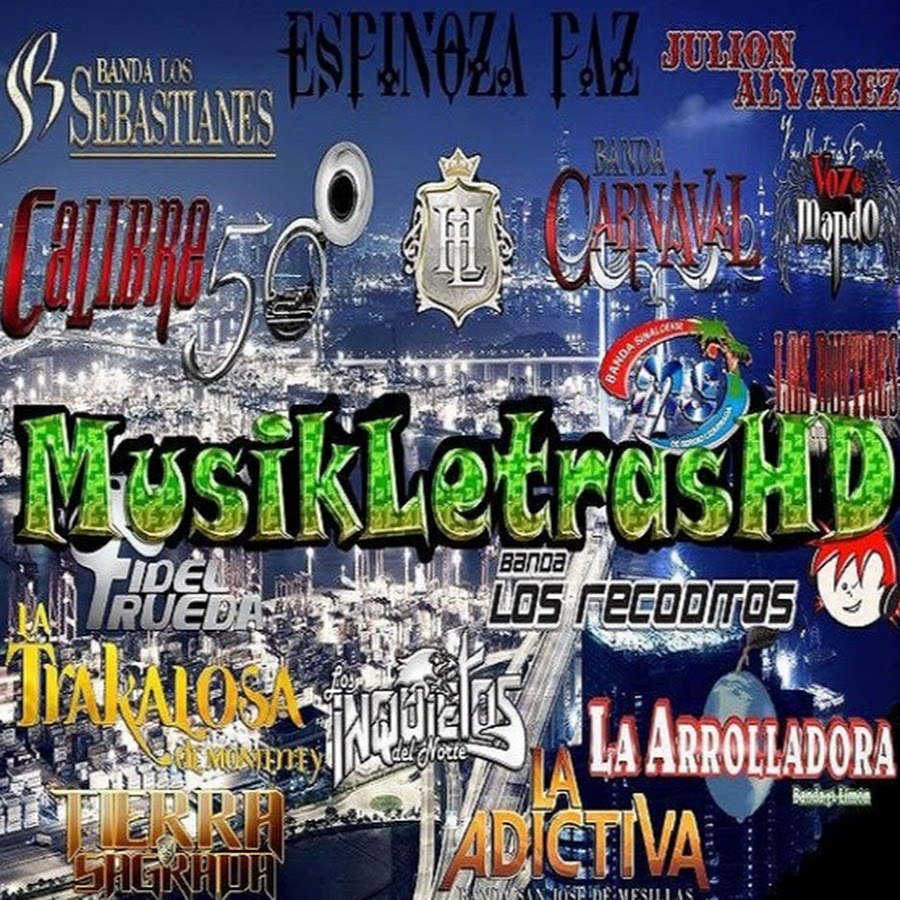 MusikLetrasHD رمز قناة اليوتيوب