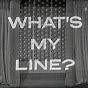 What's My Line? - @WhatsMyLineCBS YouTube Profile Photo